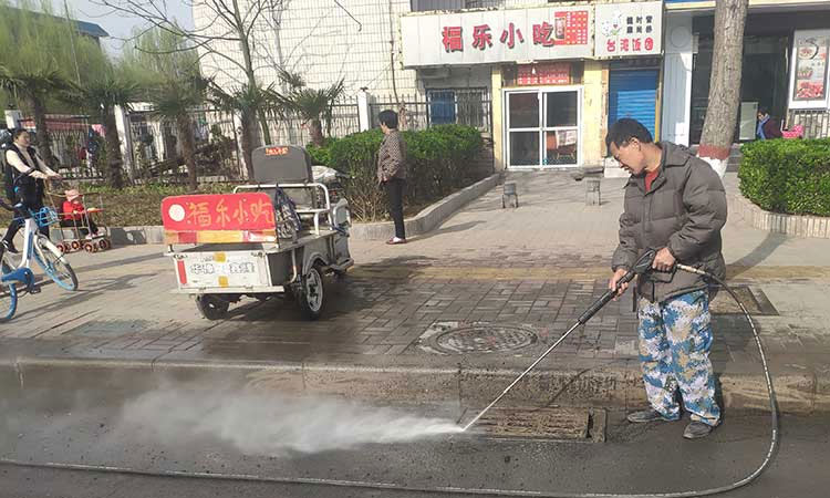 電動三輪高溫高壓沖洗車