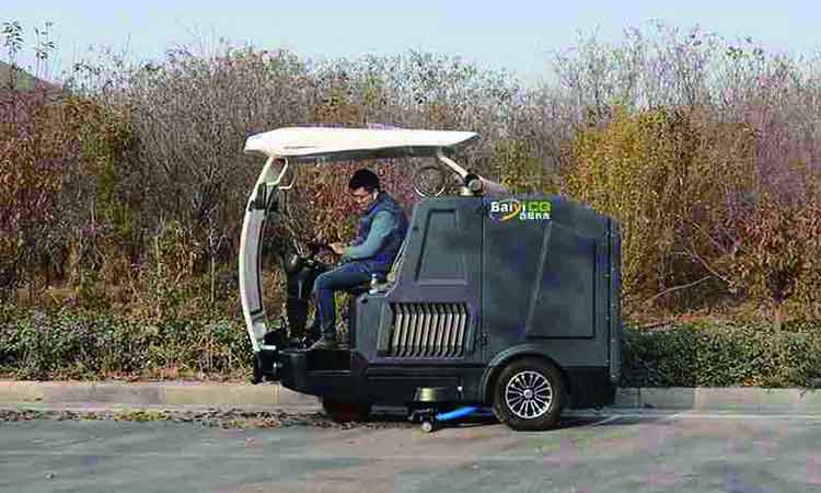 BY-T5樹葉收集車人行道、背街小巷落葉收集shen器