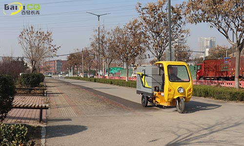 環衛三輪高壓清洗車，廠區防疫消毒好幫手