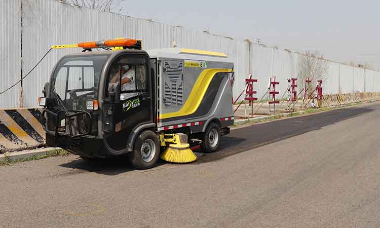 電動洗掃車