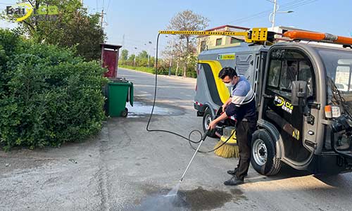 小型電動洗掃車人行道機場等場景使用方便環境輕松治理