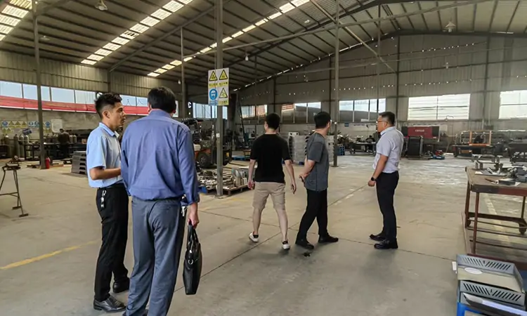 北控領導參觀現場