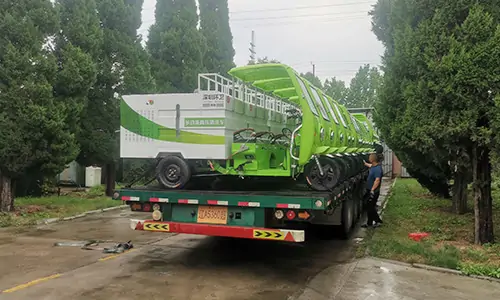 三輪電動高壓清洗車裝車完畢準備發往深圳某環衛