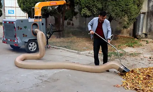 吸樹葉機(jī)器吸力大，吸葉面積廣泛