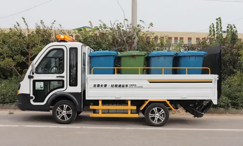 八桶環衛垃圾車推動生活垃圾分類構建美麗城市