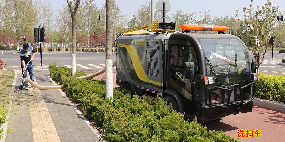 道路洗掃車_電動洗掃車_環衛洗掃車_小型洗掃車