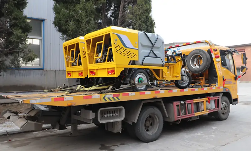 經濟型高壓清洗車發貨！助力城市環衛建設，共建美好生活環境！