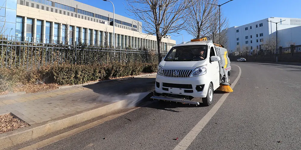 電動洗掃一體車 電動高壓洗掃車 電動洗路車電動掃路車 純電動環衛洗掃車