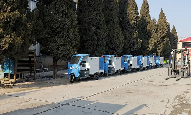 高壓清洗車發貨!助力美好城市環衛建設，共建和諧環境