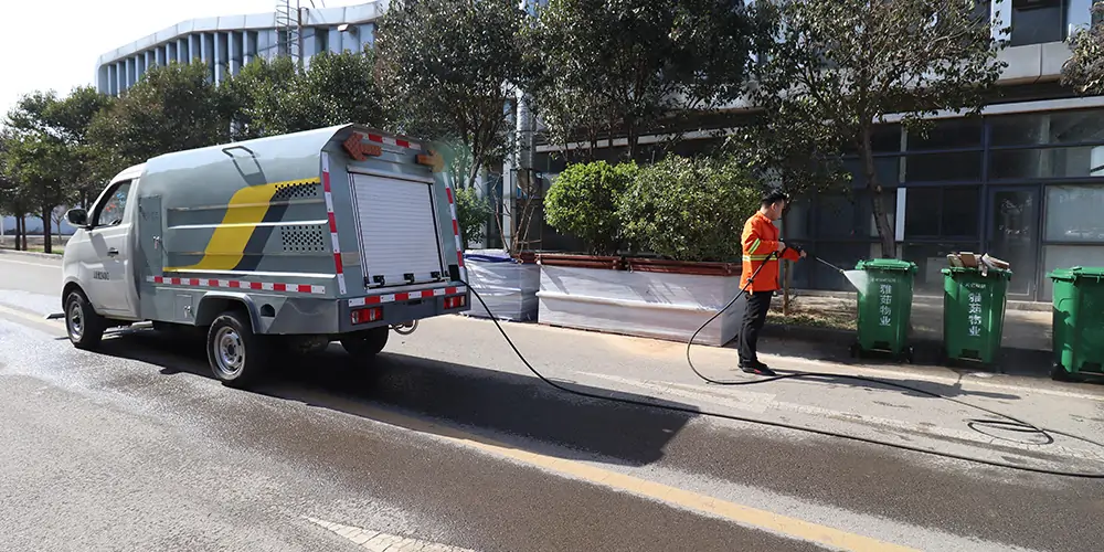 環衛專用高壓沖洗車 市政高壓沖洗車 電動四輪高壓沖洗車 高壓沖洗車清洗車 路面污漬高壓沖洗車 環衛高壓小型沖洗車