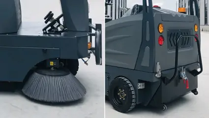 純電動(dòng)掃地車BY-S15工作模式